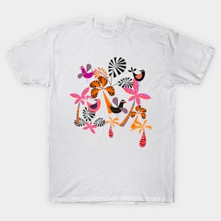 Exotic birds and trees T-Shirt